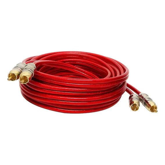 Cabo Rca 5 Mt Blindado P/ Som Profissional Nylon Isolado Foto 1