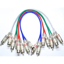 Cabo Rca Fitz 2 + 2 Rca Metal Blindado Profissional 5m Foto mini 2
