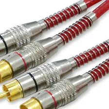 Cabo Rca Tech One Prime Plug Metal 5mm Blindagem 1 Metro Foto mini  3