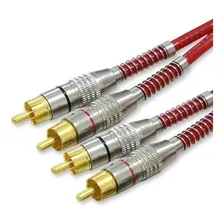 Cabo Rca Tech One Prime Plug Metal 5mm Blindagem 1 Metro Foto mini  2