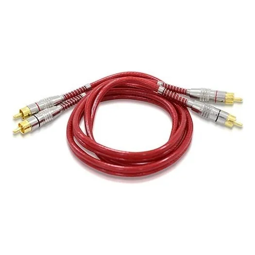 Cabo Rca Tech One Prime Plug Metal 5mm Blindagem 1 Metro Foto 1