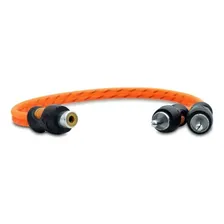 Cabo Rca Y 2 Macho 1 Fêmea Banhado A Ouro Blindado Kx3 30cm Foto mini 2