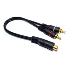 Cabo Rca Y 20cm 2m 1f Banhado A Ouro 2 Machos 1 Femea Foto mini 3