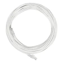 Cabo Rede 20 Metros Lan Internet Crimpado Rj45 Cat5e Branco Foto mini 1