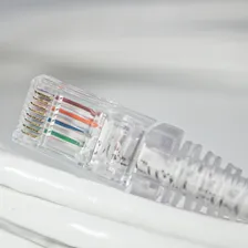 Cabo Rede 20 Metros Lan Internet Crimpado Rj45 Cat6 Branco Foto mini 2