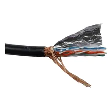 Cabo Rede Blindado Stp Cca Cat6 100mts Preto - Deko Foto mini 3