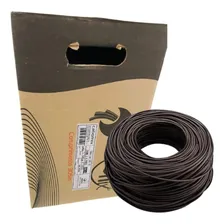 Cabo Rede Cat5 Preto Cftv Cabomix 4 Pares 305 Metro Foto mini 1