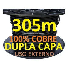 Cabo Rede Cat5e 305m 100% Cobre Uso Externo Dp Capa Connect Foto mini 4