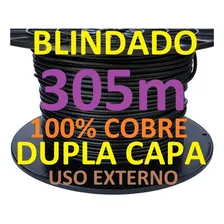 Cabo Rede Cat5e 305m Cobre Ftp Externo Blindado Dc Connect Foto mini 3