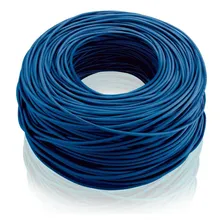Cabo Rede Cat5e Azul Rolo 150m Cat5-e Cat-5e Metros Caixa Foto mini 1