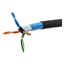 Cabo Rede Cat5e Blindado Externo Capa Dupla 30mts. Montado Foto mini 2