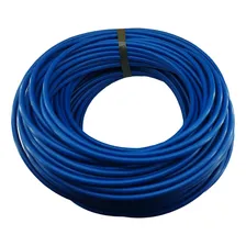 Cabo Rede Cat5e Blindado Ftp Cca Capa Dupla 100m Azul Foto mini  3