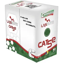 Cabo Rede Cat5e Branco Cftv 305m Landutti Condutti Foto mini 1