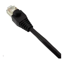 Cabo Rede Cat6 Blindado Preto 03 Metros Crimpado Foto mini 4