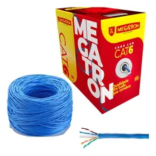 Cabo Rede Comunicação Lan 4p 100% Cobre Megatron Cat6 Foto mini  2