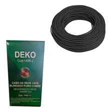 Cabo Rede Deko Cat6 Blindado Stp 100% Puro Cobre 305 Metros Foto mini 1