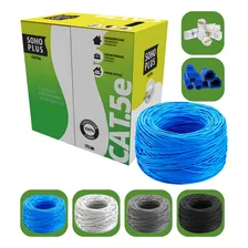 Cabo Rede Furukawa Cat5e Soho Plus 100mt + 20 Con Rj45 Capa Cor Azul Foto mini 1