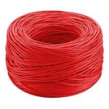 Cabo Rede Furukawa Soho Plus 305m Cat6 Utp Vermelho Foto mini  3