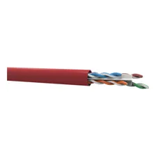 Cabo Rede Furukawa Soho Plus 305m Cat6 Utp Vermelho Foto mini  2