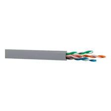 Cabo Rede Internet Cftv Cat5e Furukawa Soho Plus 305m Cmx Cor Cinza Foto mini  3