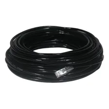 Cabo Rede Internet Lan Cftv 30m 30 Metros Cat6 Preto Crimpad Foto mini 4