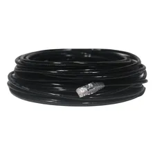 Cabo Rede Internet Lan Cftv 30m 30 Metros Cat6 Preto Crimpad Foto mini  3