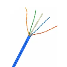 Cabo Rede Internet Nexans Cat.6 - 23 Awg Azul - 305 Metros Foto  mini 1