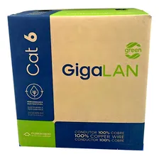 Cabo Rede Lszh U/utp 4px23awg Azul Cat6 Gigalan 305 Metros Foto  mini 1
