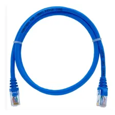Cabo Rede Multilan Cat5 Patch Cord 2,5 Metros Azul Foto mini  2