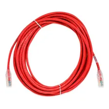 Cabo Rede Patch Cord Cat.6 5m Vermelho Furukawa 35123307 Foto mini 3