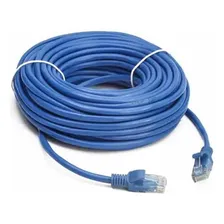Cabo Rede Rj45 Cat5e Azul 30 Metros Utp 100% Cobre Foto mini 2