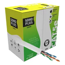 Cabo Rede Rj45 U/utp Furukawa Sohoplus Cat5e 305m Branco Cx Foto mini 1