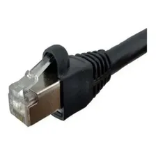 Cabo Rede Stp Blindado Cat5e Rj45 - Preto -05 Metros Montado Foto mini 1