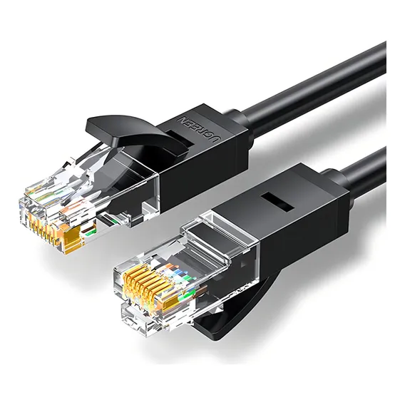 Cabo Rede Ugreen Cat Utp 6 Cabo Rj45 1000mbs 1m Preto Foto 1