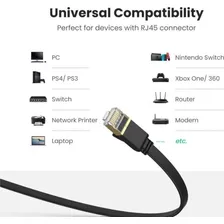 Cabo Rede Ugreen Lan Ethernet Rj45 Cat7 Giga Pathcord 1m Foto mini 2