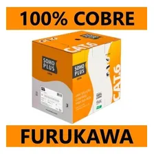 Cabo Rede Utp Cat6 Preto Furukawa Sohoplus Rolo 35m + 2 Rj45 Foto mini 3