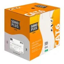 Cabo Rede Utp Cat6 Preto Furukawa Sohoplus Rolo 35m + 2 Rj45 Foto mini 4