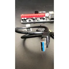Cabo Riser 009s Usb 3.0 Pci Express 1x A 16x Pcie Mineração Cor Outro Foto mini 4