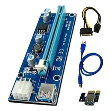 Cabo Riser Card Pci X16 Pci-e X1 Usb 30cm U34 P/ Mineração Foto mini 3