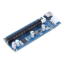 Cabo Riser Mineração Bitcoin Usb 3.0 Pci-e 1x Para 16x Foto mini 3