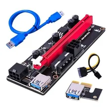 Cabo Riser Pci-e Card V009s Usb 3.0 Pci-e Mineração Cripto Foto mini 1