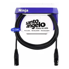 Cabo Santo Angelo Ninja Lw 7,62m Balanceado Microfone Violão Foto mini 2