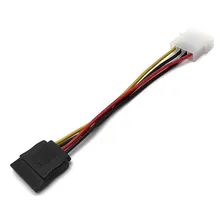 Cabo Sata Força Conexão Molex 4 Pinos 15cm Reforçado Cor Branco Foto mini 4