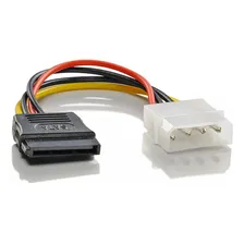 Cabo Sata Força Conexão Molex 4 Pinos 15cm Reforçado Cor Branco Foto mini 1