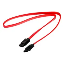 Cabo Sata Serial Ata, Sata 3gb/s Cor Vermelho Foto mini 3