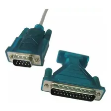 Cabo Serial Conversor Usb 2.0 Rs232 Macho + Adaptador Db25. Cor Verde Foto mini 2