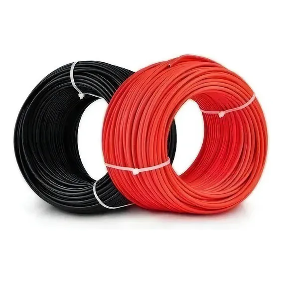 Cabo Solar Flex 6mm Kit 50m Sn 25m Preto + 25m Vermelho Foto 1