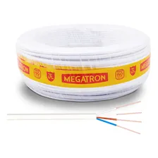 Cabo Telefone E Alarme Megatron Cci 50x2 Pares 100m Branco Foto mini 1