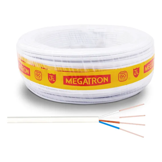 Cabo Telefone E Alarme Megatron Cci 50x2 Pares 100m Branco Foto 1