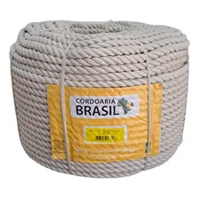 Cabo Torcido 3 Pernas Corda Náutica Em Poliéster Nylon 220m Cor Branco Foto mini  2